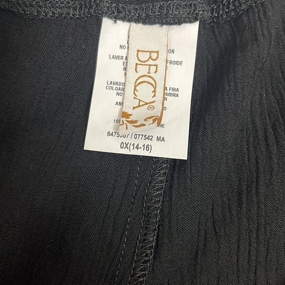 Becca Etc Trendy Plus Size Modern Muse Cover-Up Pants, 0X (14-16) - Picture 3 of 5